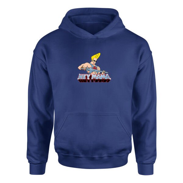 Hey Mama Hoodie L - İndigo Mavisi