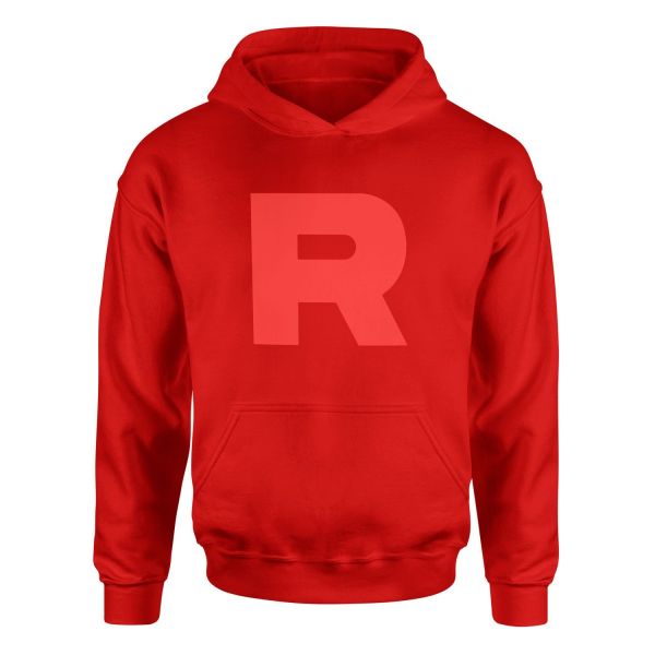 Team Rocket Hoodie M - Kırmızı