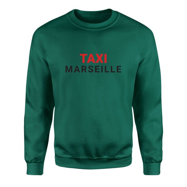 Taxi Marseille Sweatshirt M - Nefti Yeşili