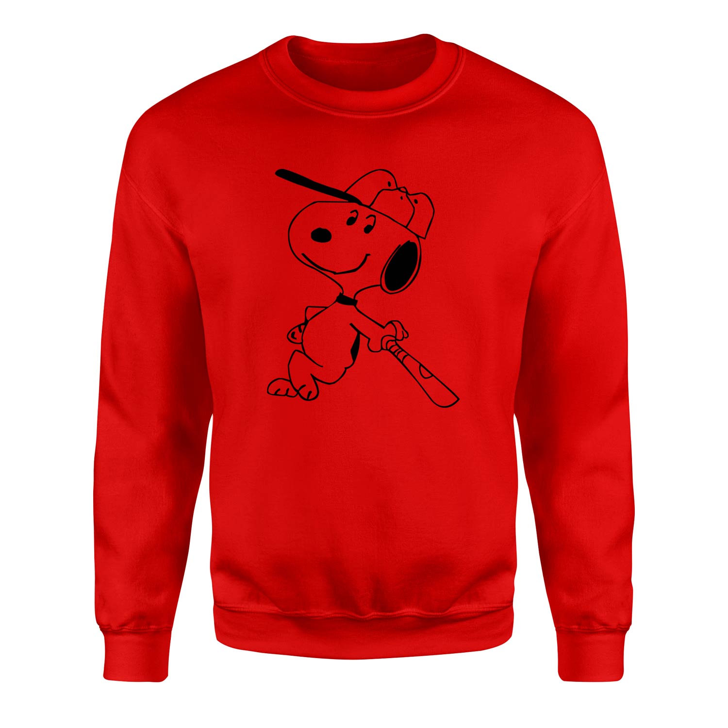 Snoopy Sweatshirt XL - Kırmızı