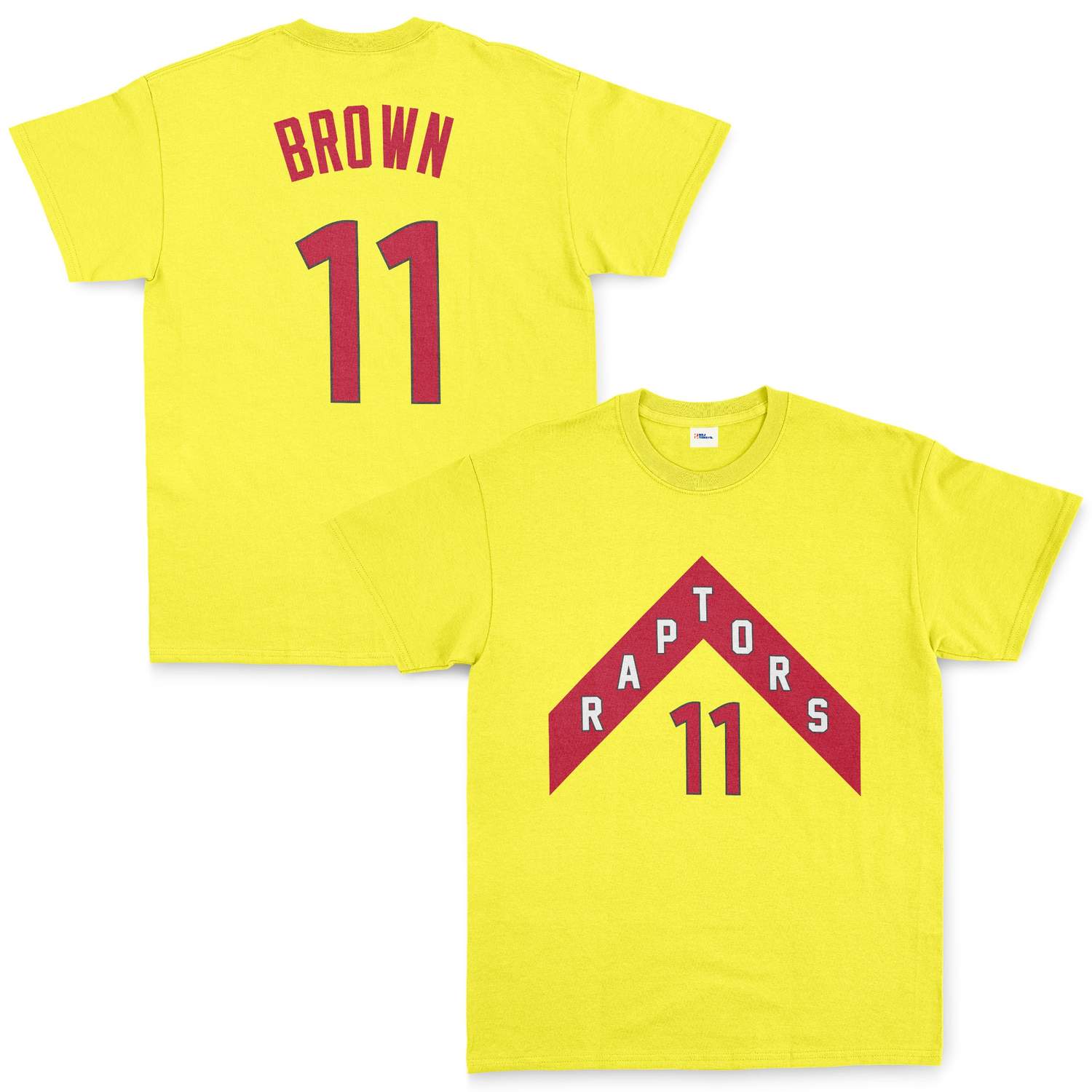 Bruce Brown 11 Raptors Jersey Tişört S - Sarı