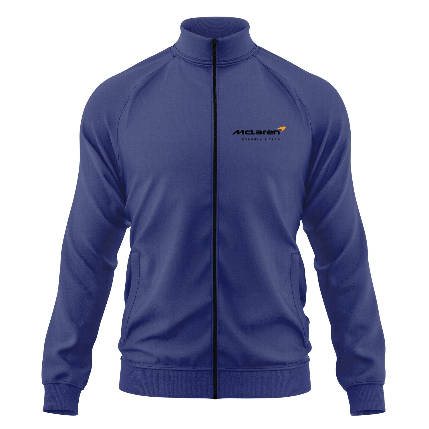 McLaren Racing Fermuarlı Sweatshirt S - İndigo Mavisi