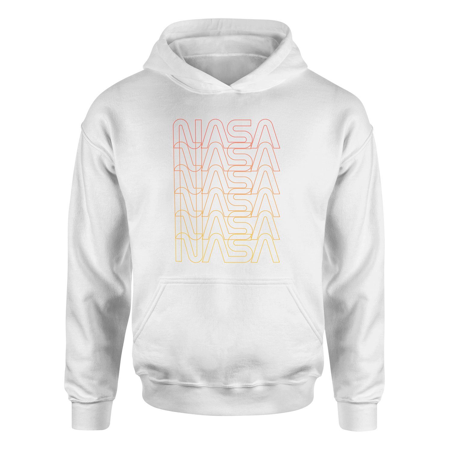 NASA Classic Worm Blend Hoodie L - Beyaz