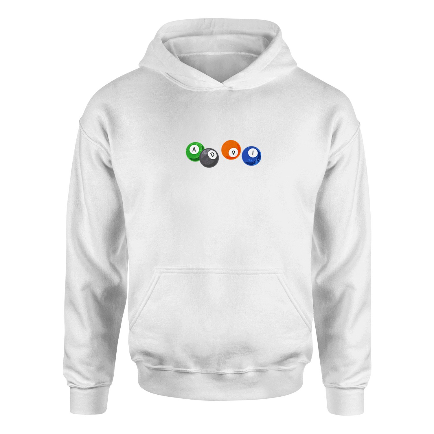 Billard Hoodie L - Beyaz