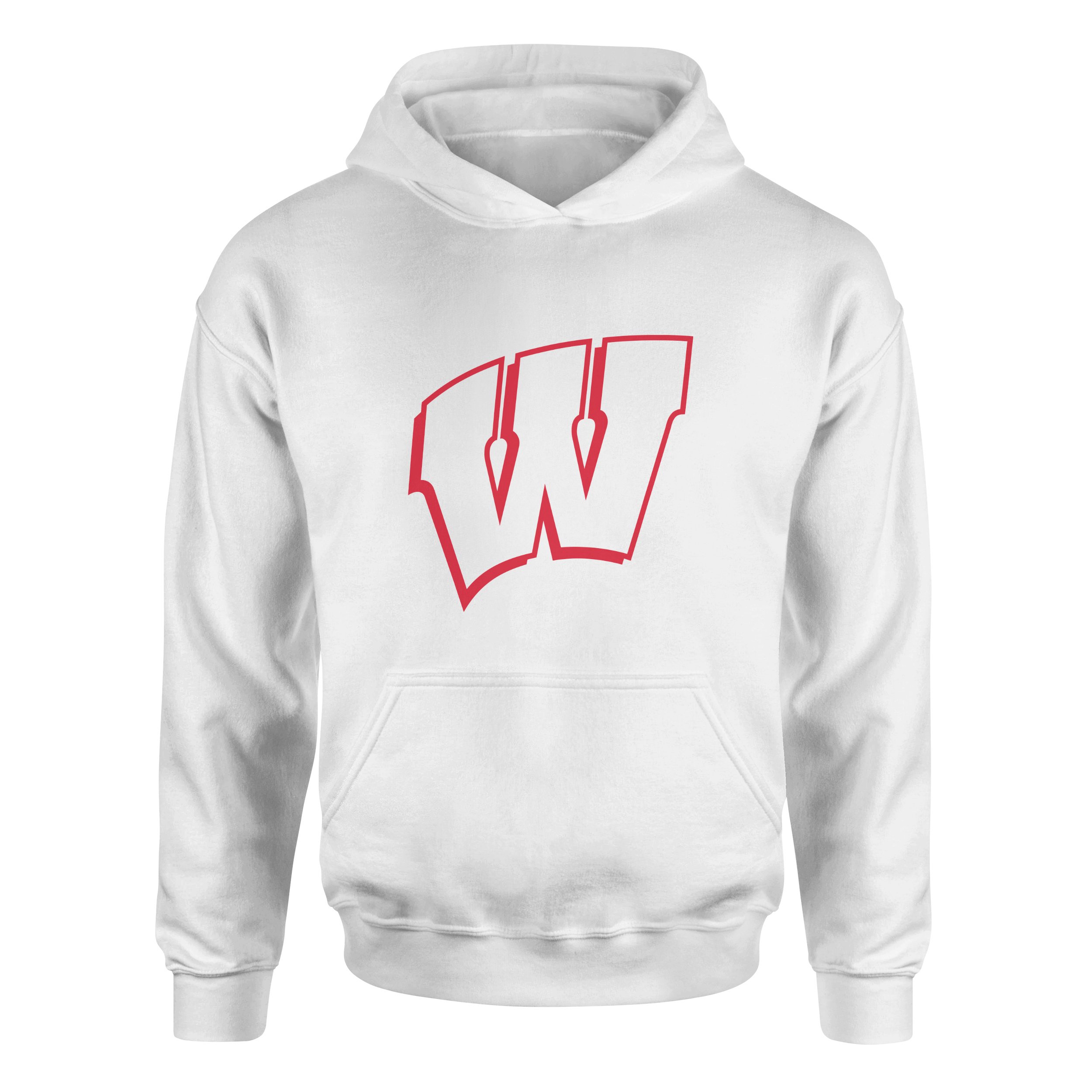 Wisconsin Badgers Hoodie XL - Beyaz