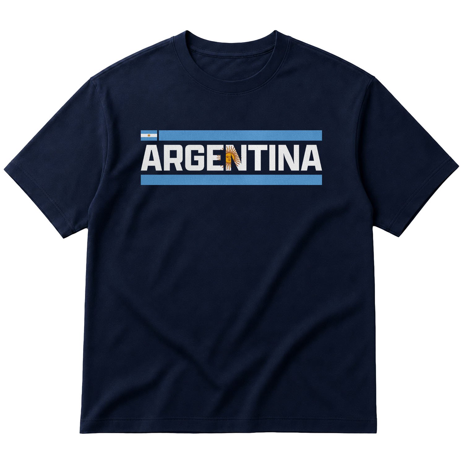 Argentina Oversize Tişört XL - İndigo Mavisi