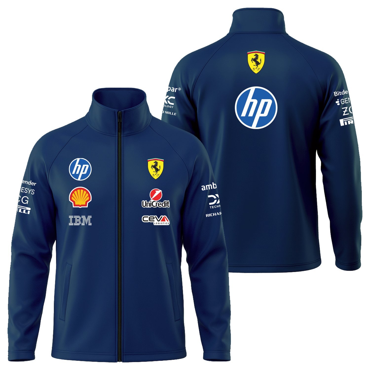 Scuderia Ferrari 2026 Teamline Soft Shell Ceket XL - İndigo Mavisi
