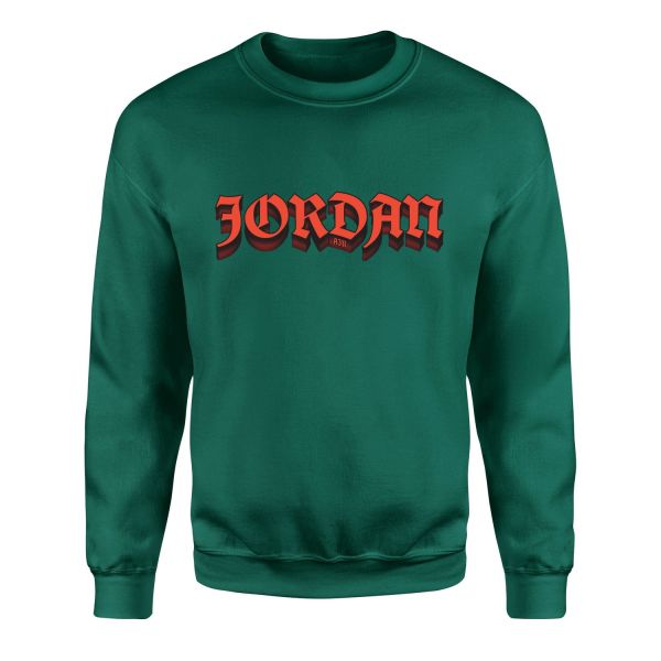 Air Jordan Layered Sweatshirt XL - Nefti Yeşili