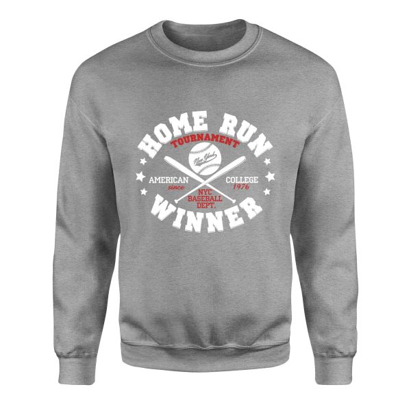Home Run Winner Sweatshirt S - Gri