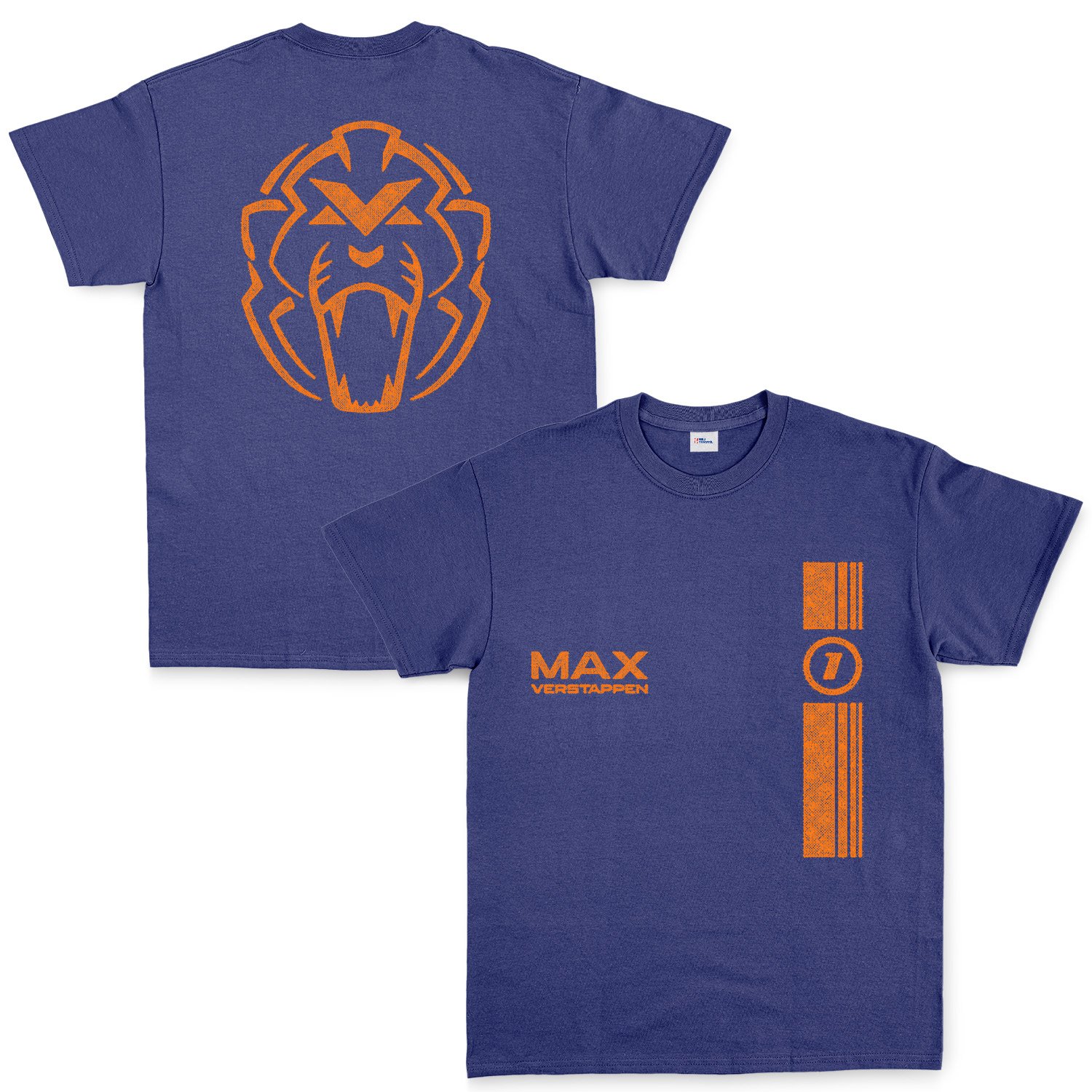 Max Verstappen Stamp Edition Tişört S - İndigo Mavisi