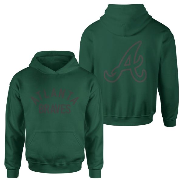 Atlanta Braves Muted Hoodie S - Nefti Yeşili