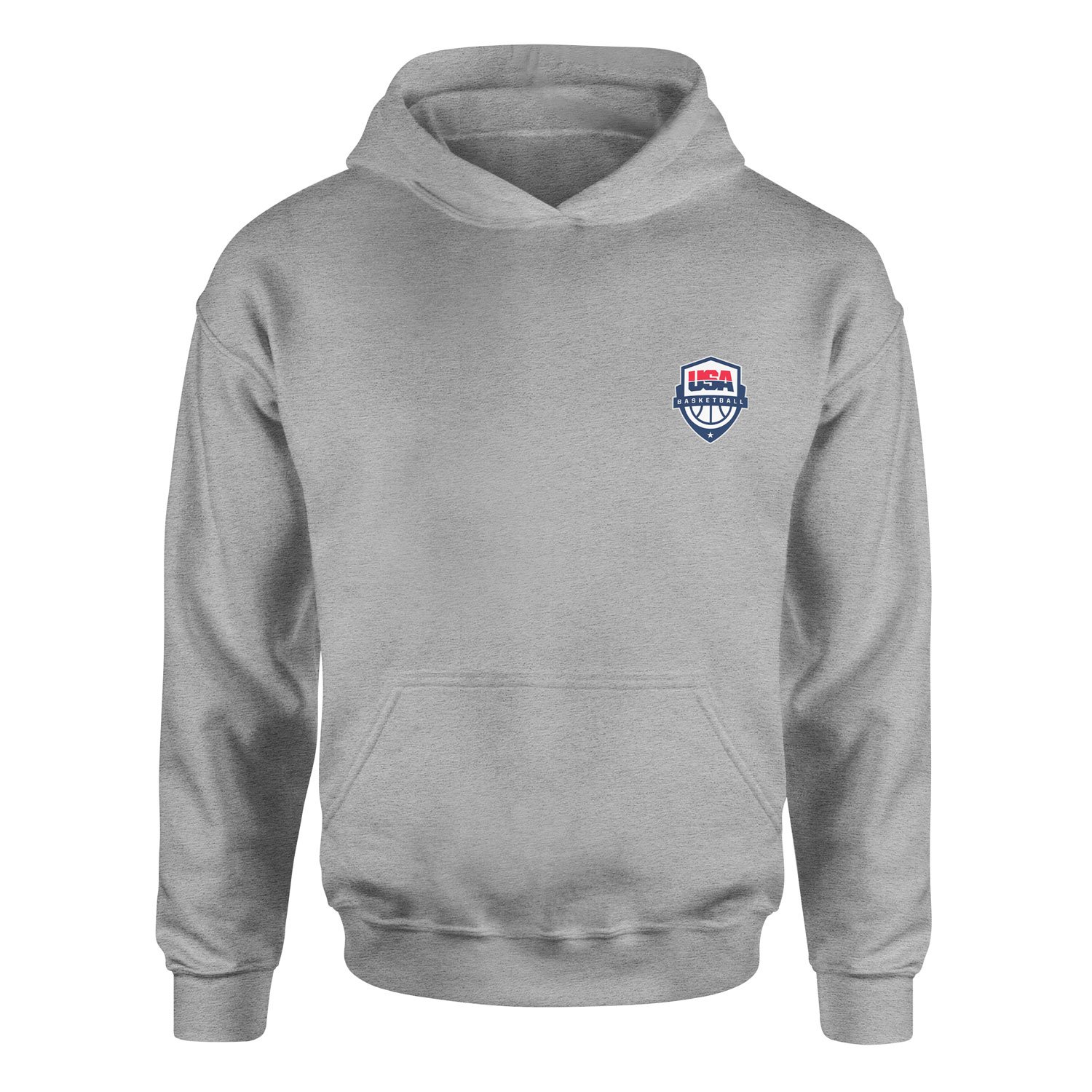 USA Basketball Hoodie M - Gri
