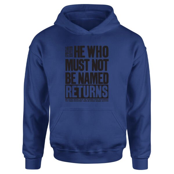 He Returned Hoodie S - İndigo Mavisi