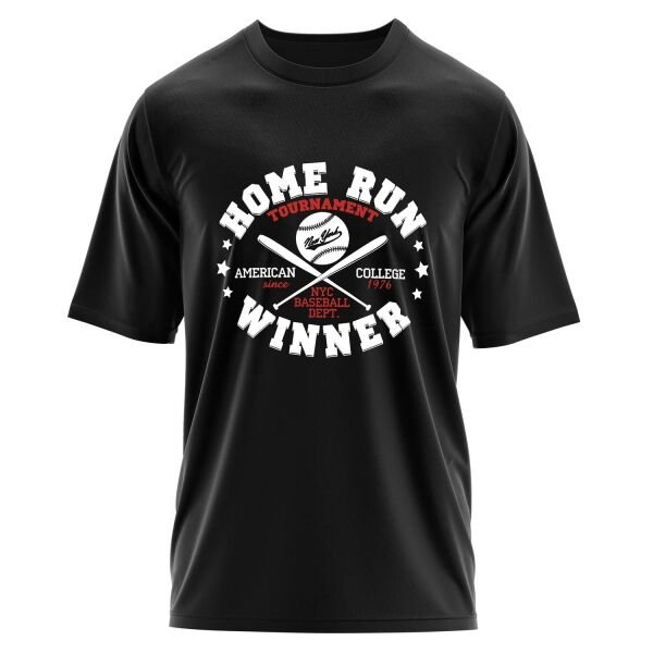 Home Run Winner Oversize Tişört S - Siyah