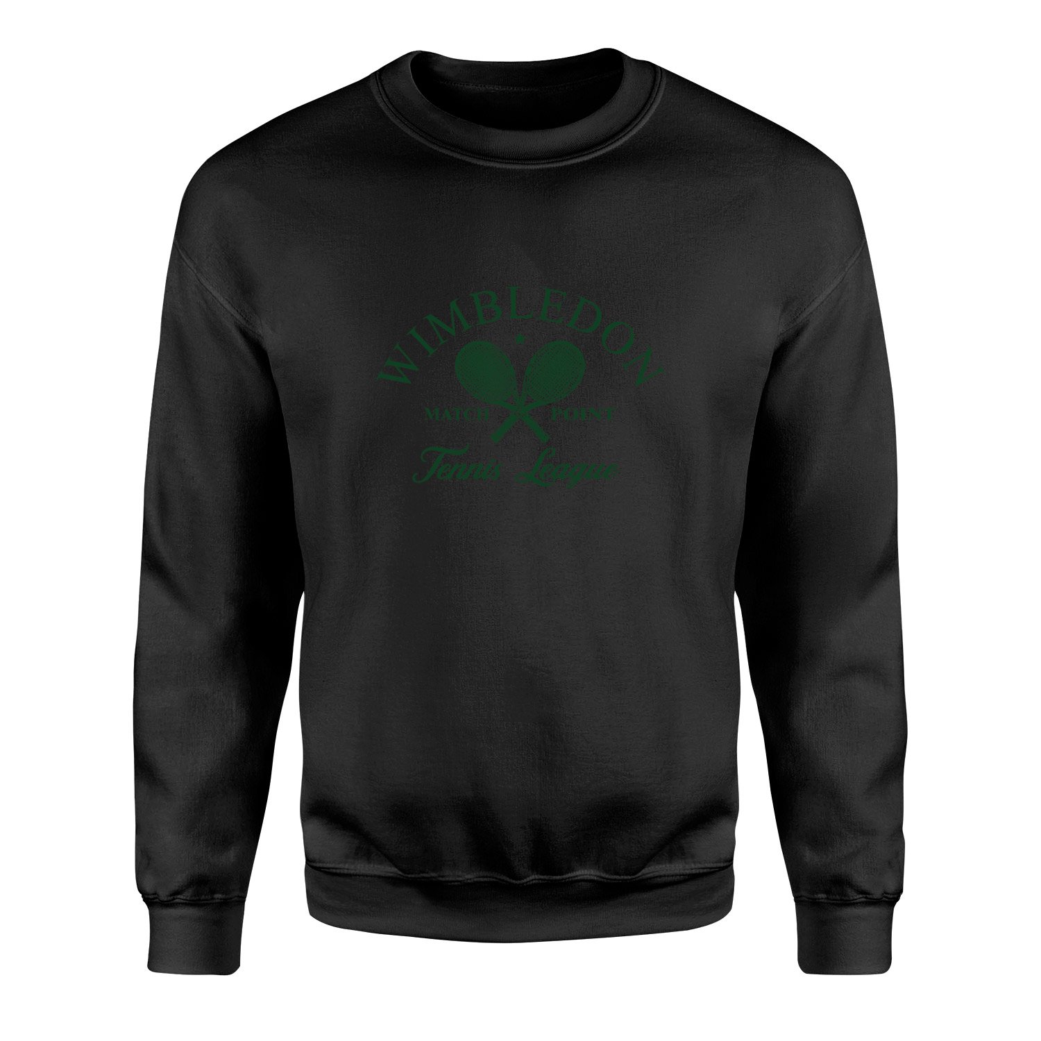 Wimbledon Match Point Sweatshirt L - Siyah