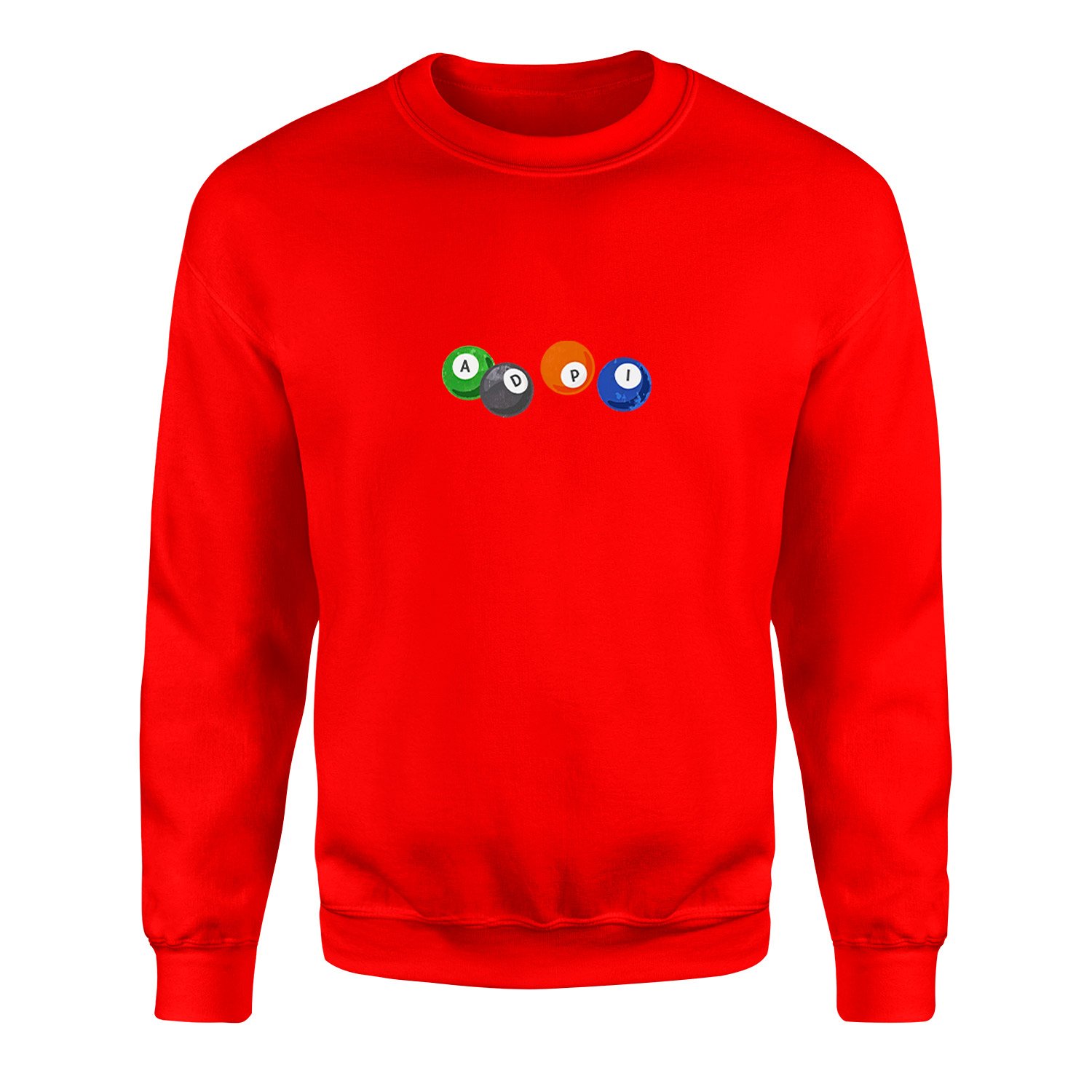 Billard Sweatshirt XL - Kırmızı