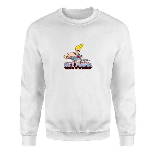 Hey Mama Sweatshirt S - Beyaz