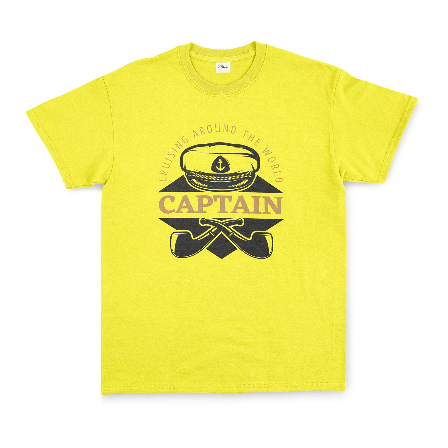 Captain Denizci Tişört XL - Sarı