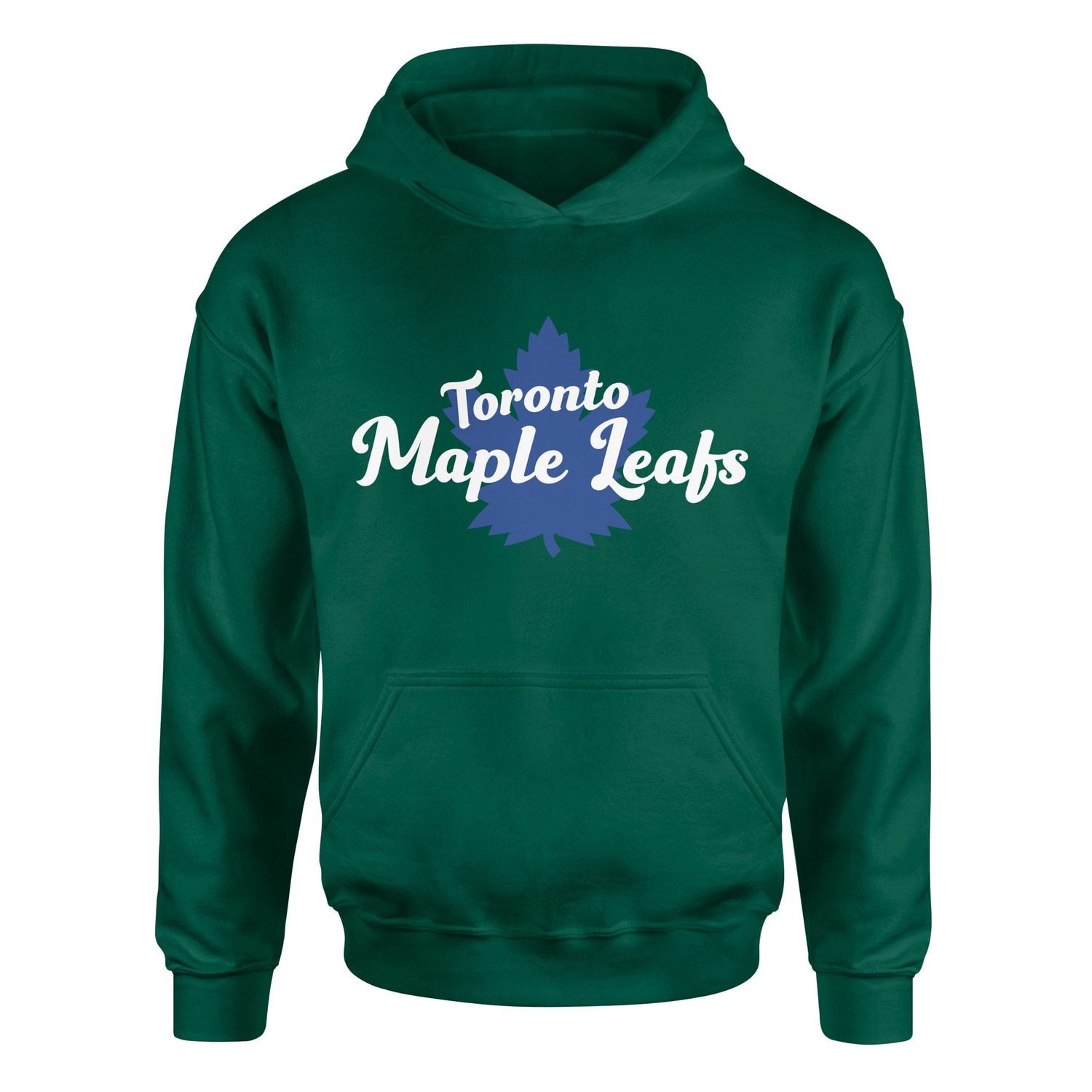 Toronto Maple Leafs Script Hoodie M - Nefti Yeşili