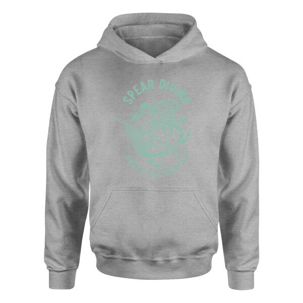 Spear Diving Zıpkıncılık Hoodie S - Gri