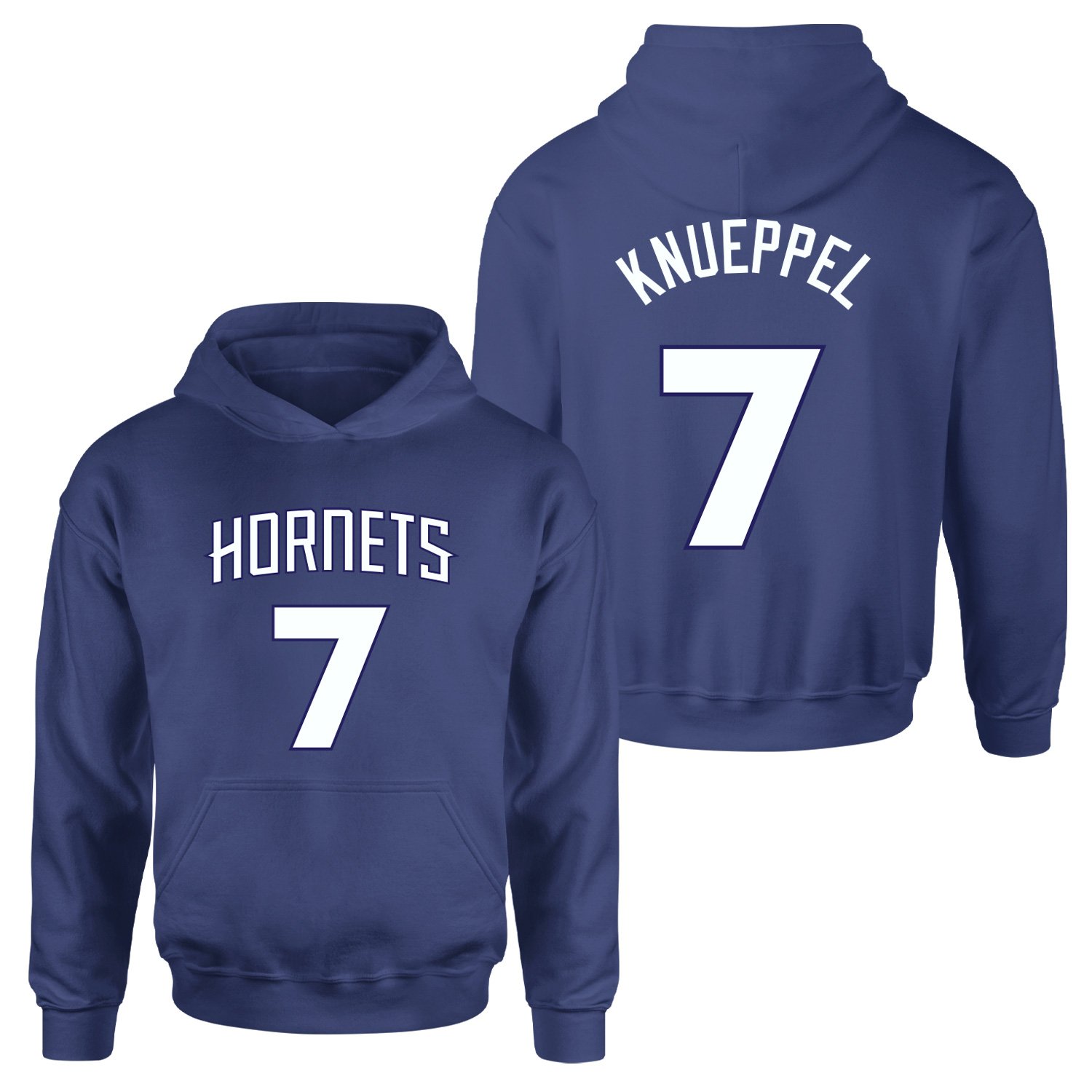 Kon Knueppel Hornets Jersey Hoodie XL - İndigo Mavisi