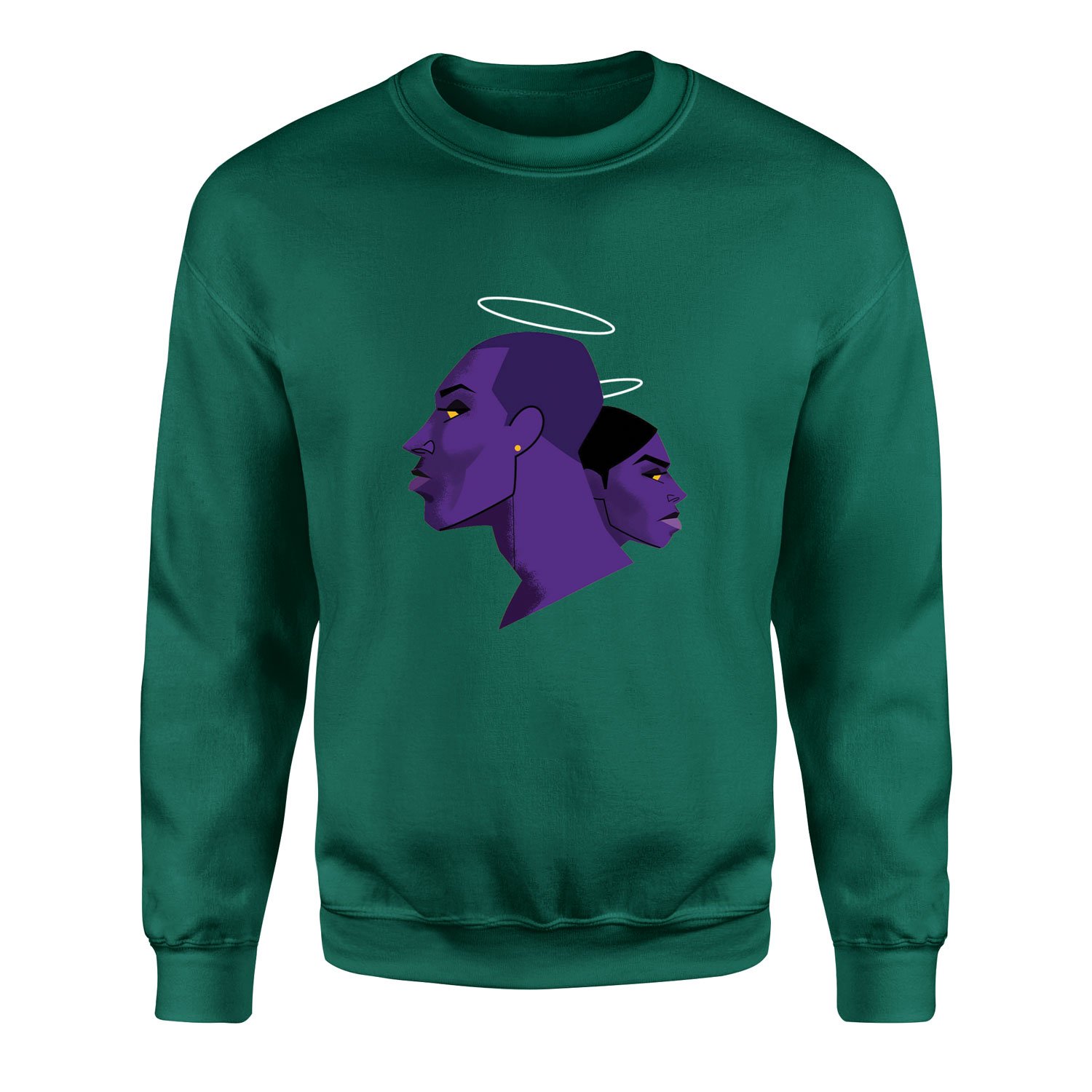 Kobe & Gigi Sweatshirt XXL - Nefti Yeşili
