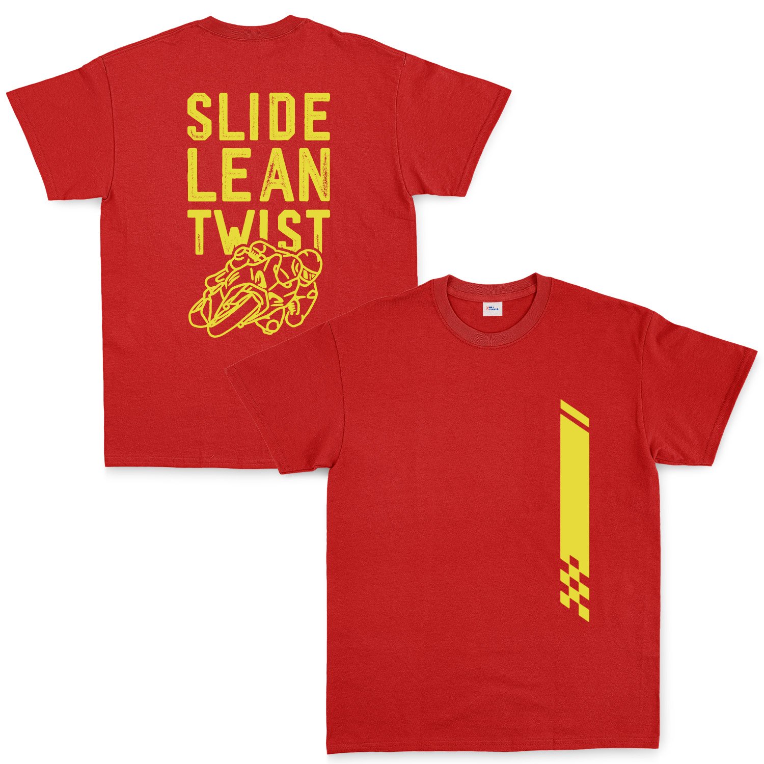 Slide, Lean, Twist YW Tişört M - Kırmızı