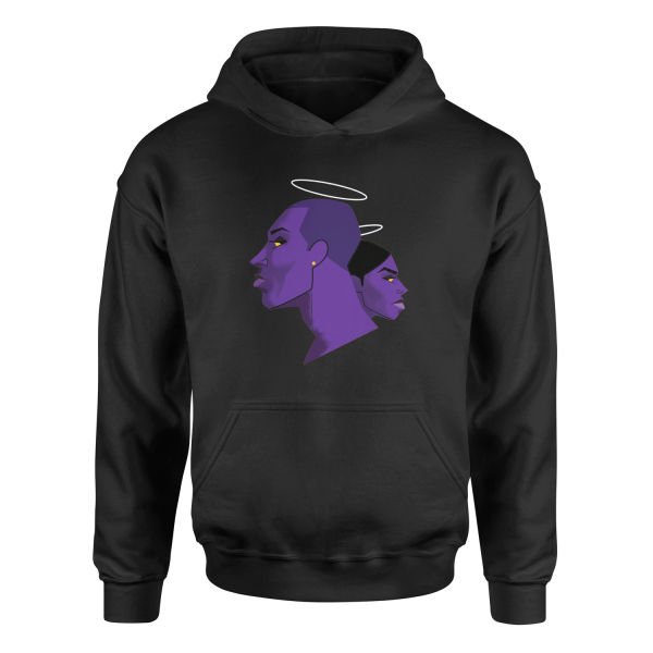 Kobe & Gigi Hoodie S - Siyah