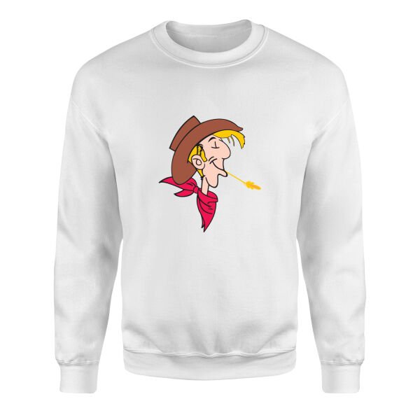 Lucky Luke Sweatshirt L - Beyaz