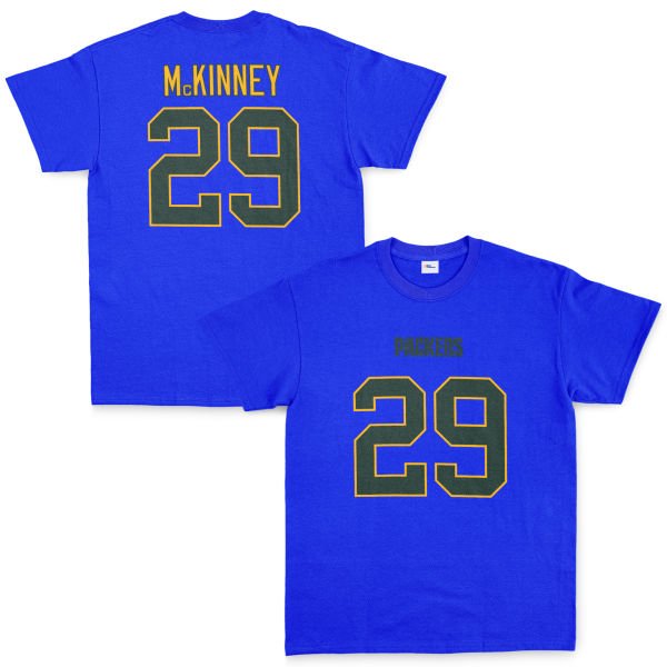 Xavier McKinney Green Bay Packers Tişört M - Mavi