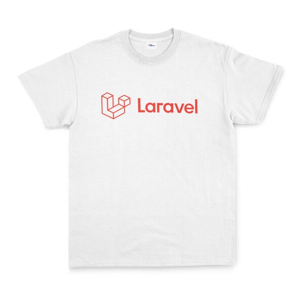 Laravel Tişört L - Beyaz