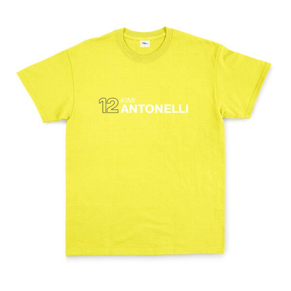 Kimi Antonelli 12 Tişört L - Sarı