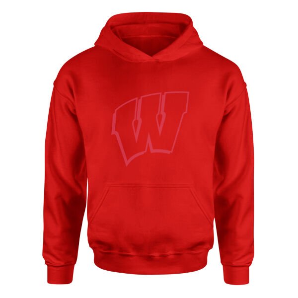 Wisconsin Badgers Hoodie S - Kırmızı