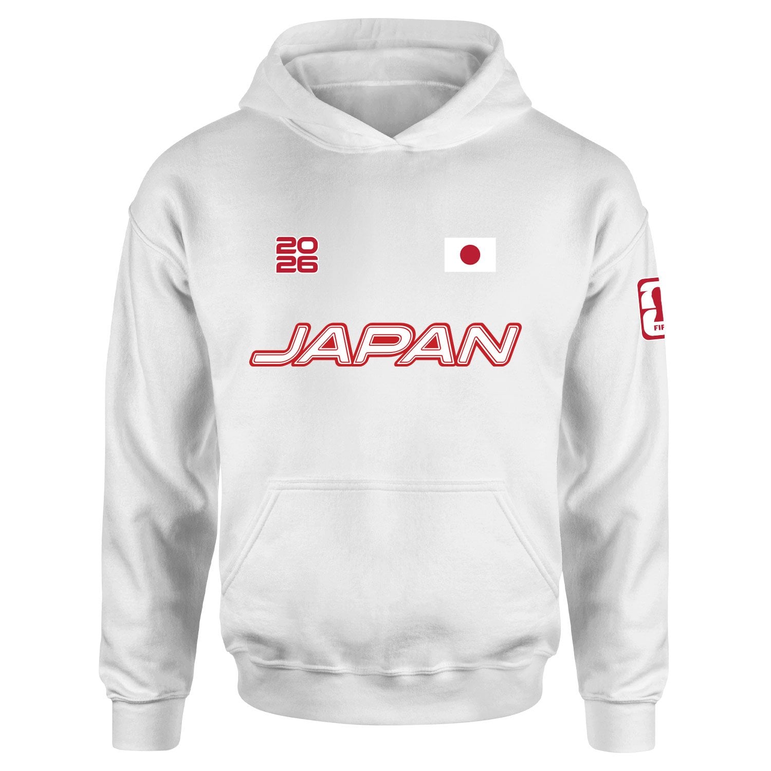 Japonya 2026 Hoodie XXL - Beyaz