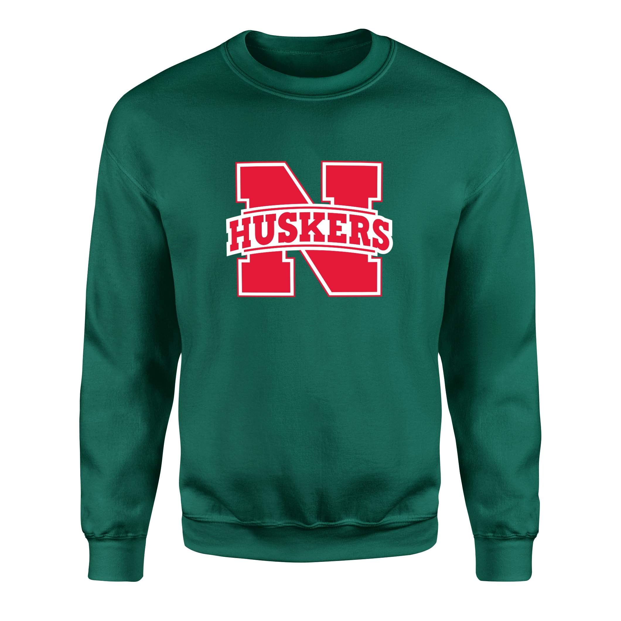 Nebraska Cornhuskers Sweatshirt L - Nefti Yeşili