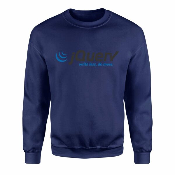 jQuery Sweatshirt M - Lacivert