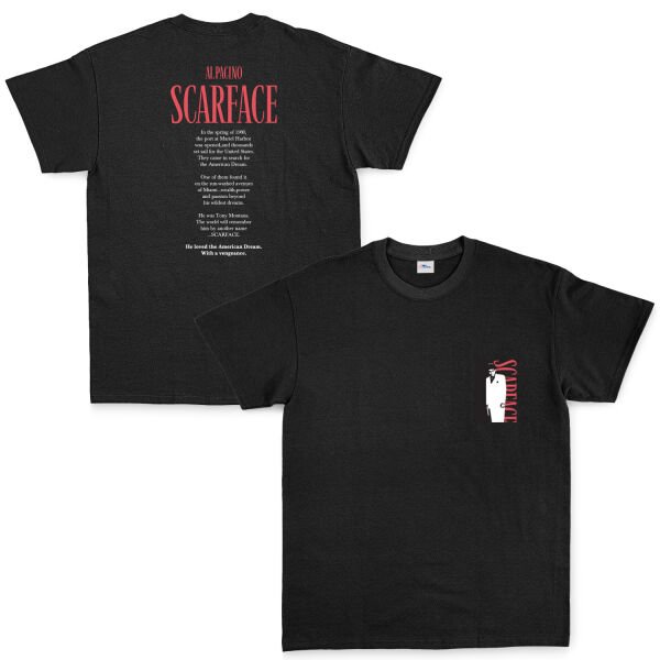 Scarface Al Pacino Tişört XL - Siyah