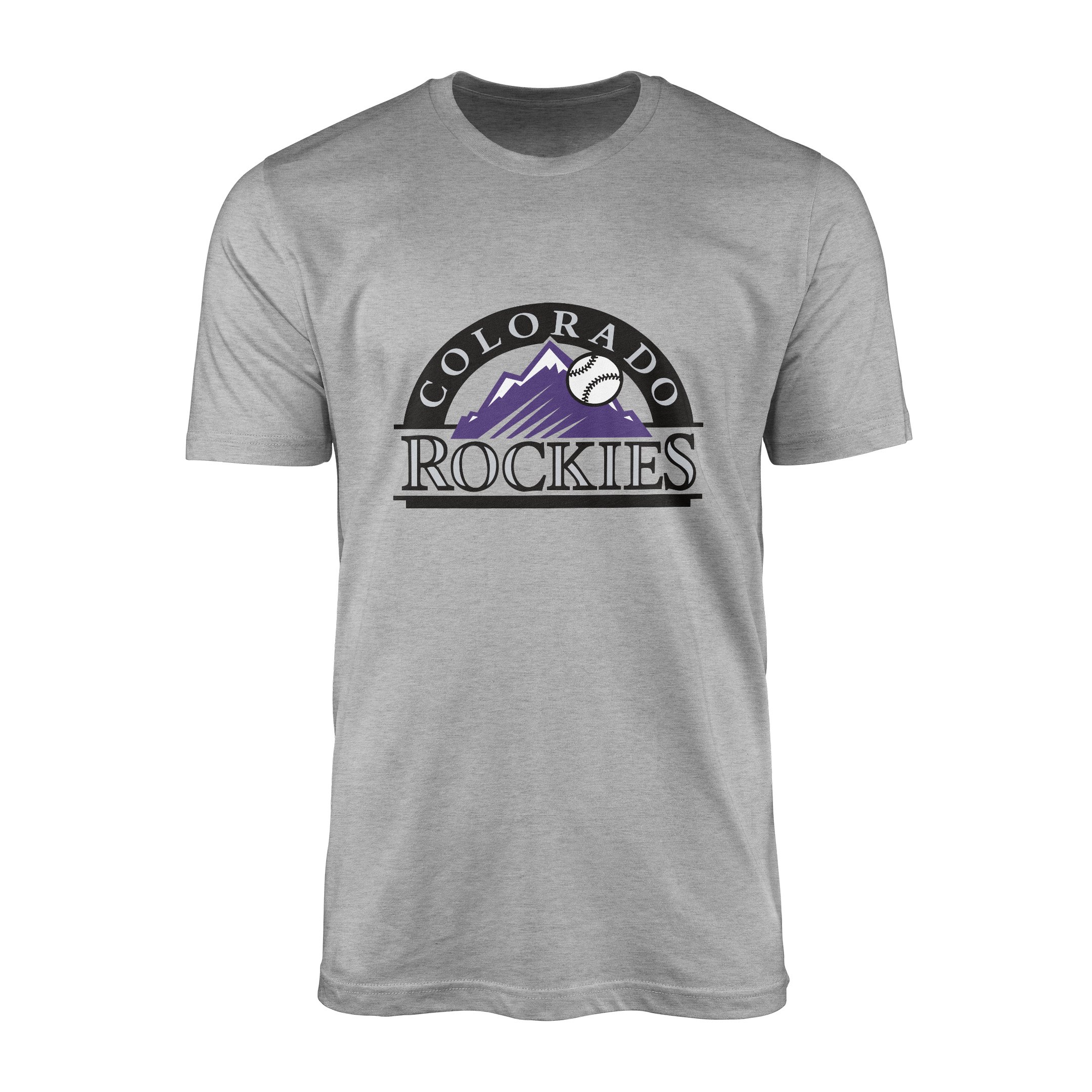 Colorado Rockies WL Tişört L - Gri