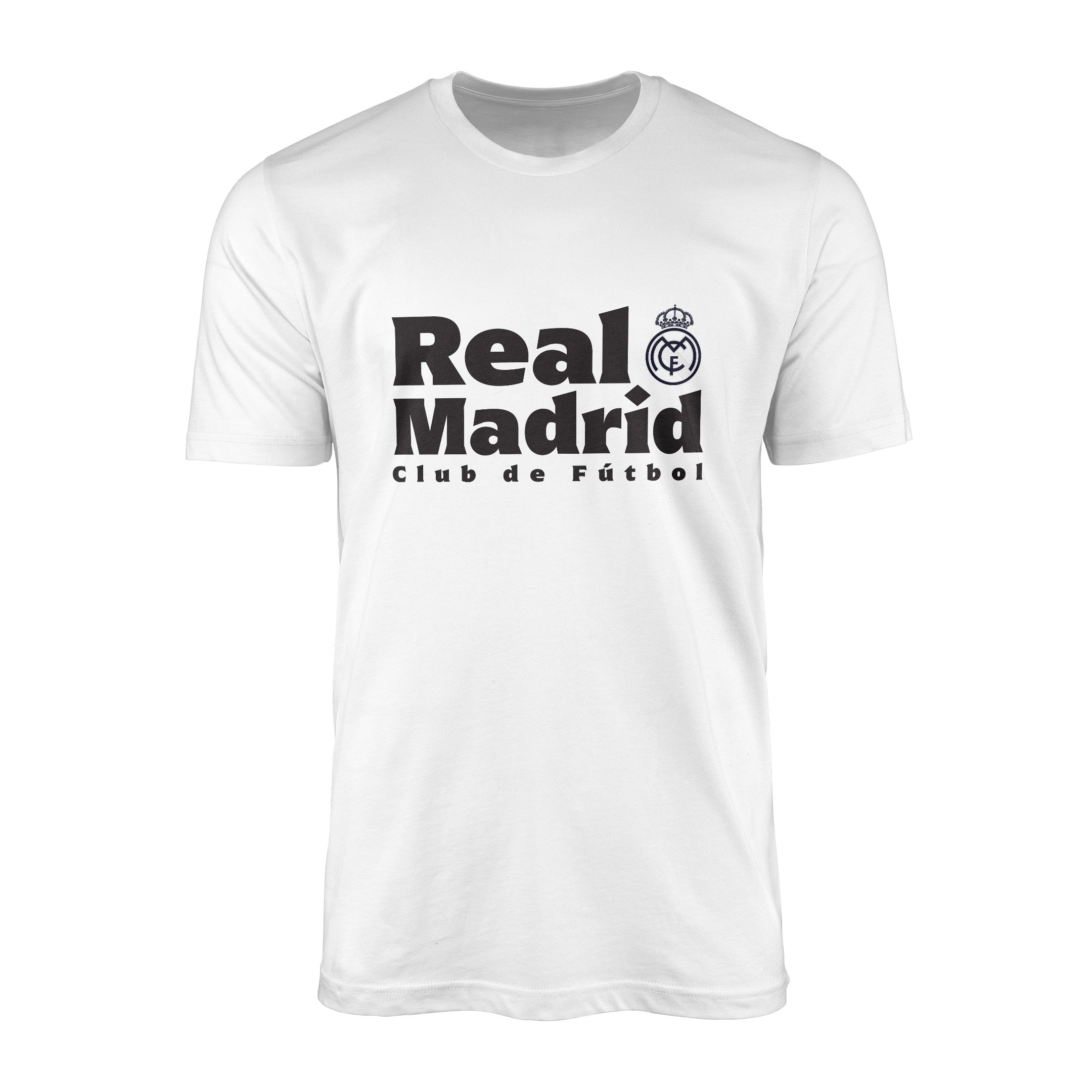 Real Madrid Club de Futbol Tişört L - Beyaz
