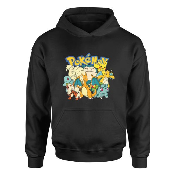 Pokemon Battle Ready Hoodie S - Siyah