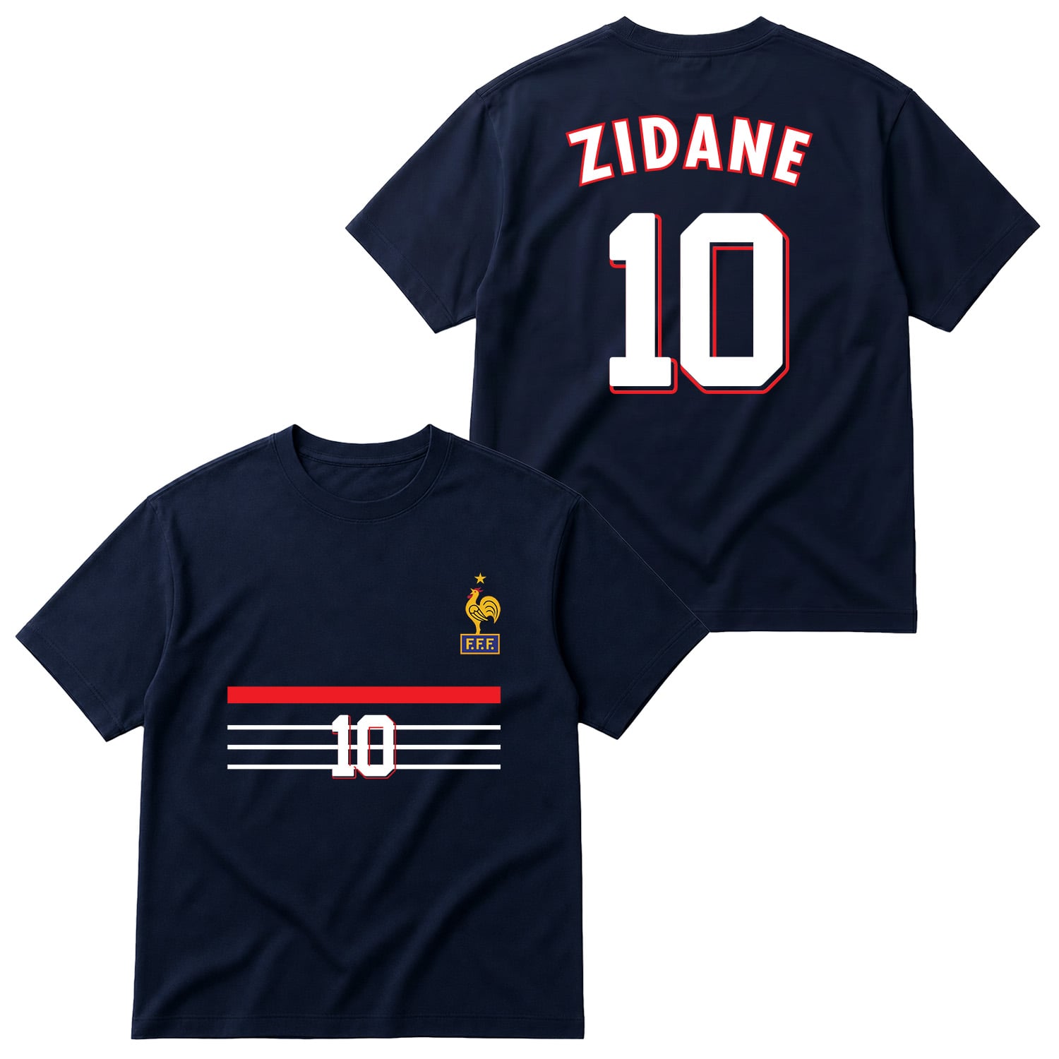 Zinedine Zidane 98 Fransa Oversize Tişört