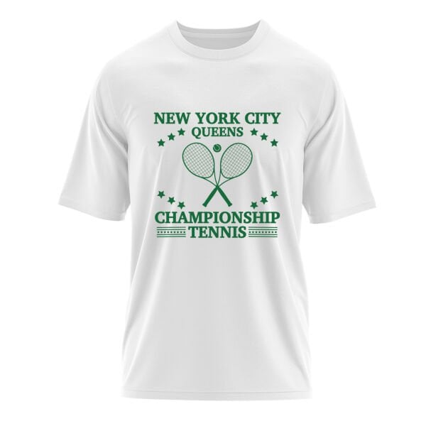 NYC Queens Tenis Casual Oversize Tişört