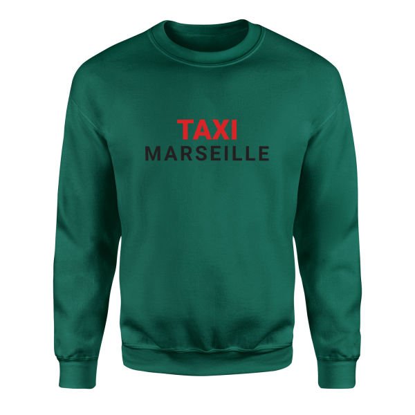 Taxi Marseille Sweatshirt S - Nefti Yeşili