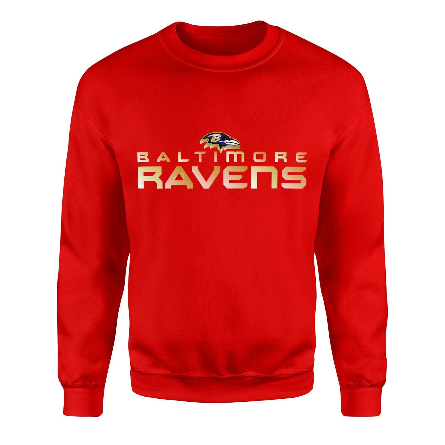 Baltimore Ravens Unleash the Ravens Sweatshirt M - Kırmızı