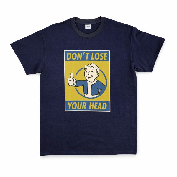 Don’t Lose Your Head | Fallout Tişört M - Lacivert