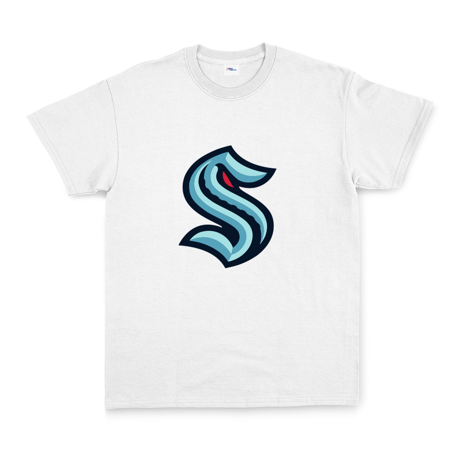 Seattle Kraken Shield Tişört XL - Beyaz
