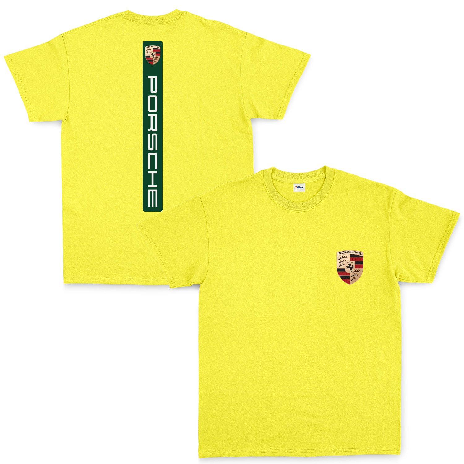 Porsche V Graphic Irish Green Tişört M - Sarı