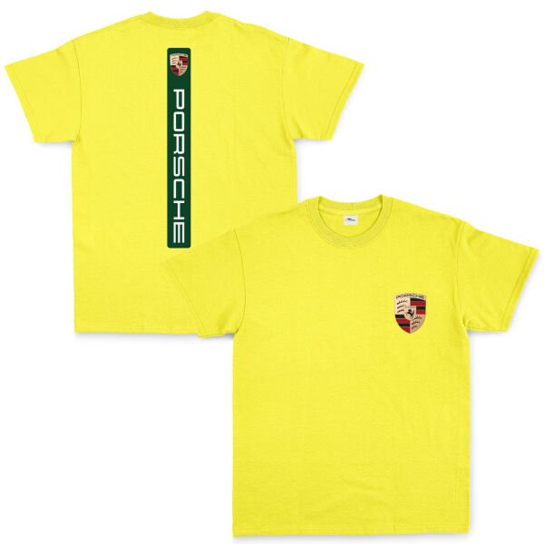 Porsche V Graphic Irish Green Tişört M - Sarı