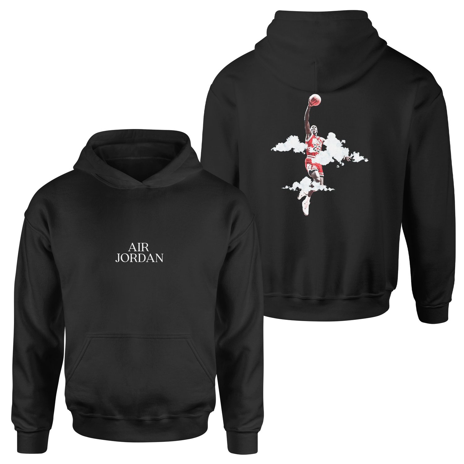 Air Jordan His Airness SE Hoodie S - Siyah