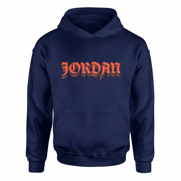 Air Jordan Layered Hoodie S - İndigo Mavisi